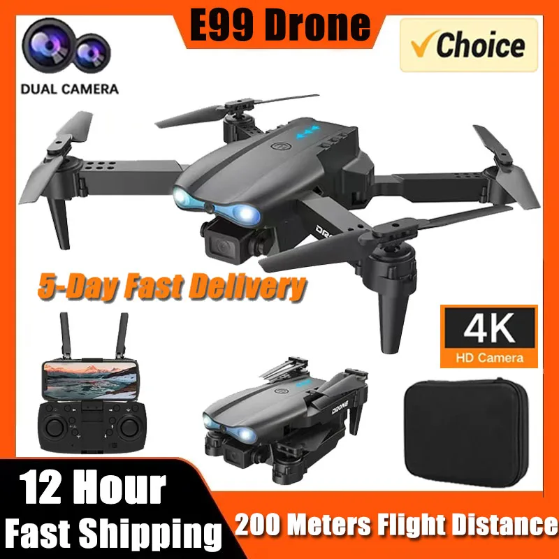 E99 Pro Drone Quadcopter Remote Control Handle Four Axis Aircraft HD 6K Photography UAV Altitude Fixation Helicopter Toys