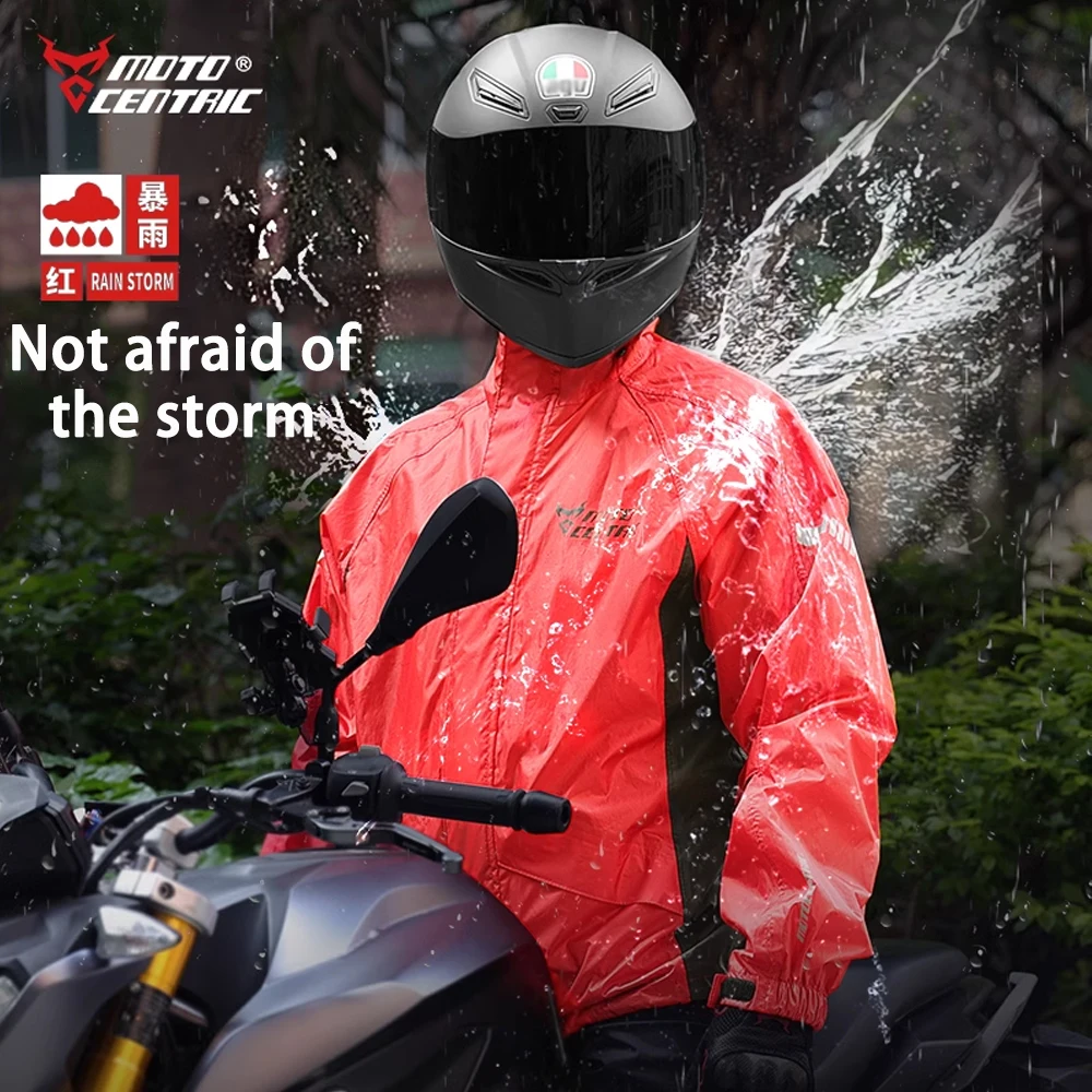 Chubasquero impermeable para motociclista, traje de Motocross, pantalones  de lluvia, chaqueta de lluvia dividida, hombre y mujer