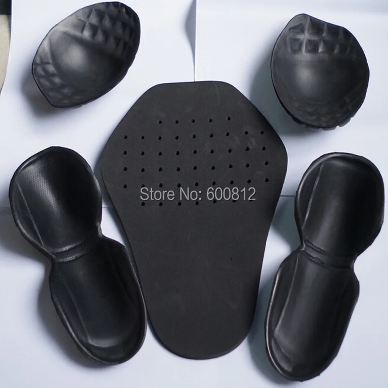5PCs Motorcycle jacket soft armor protector Motorcycle racing suits general gear internal gear CE authentication