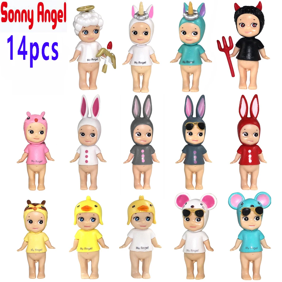 thumbnail image 1 of Treingi 2024 Sonny Angel en stock Figuras de acción de Hippers acostados Lindo juguete sorpresa misterioso Modelo de anime Muñeca Niños Regalos de Navidad, 1 of 5