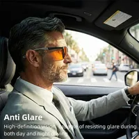 Lunettes anti-lumière bleue, verres teintés rouge, pour un meilleur sommeil, prévention de la fatigue oculaire, hommes et femmes, TR90, vision nocturne pour le travail et la conduite 5