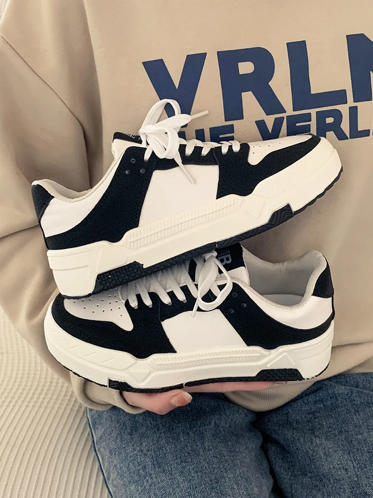 

Женские туфли с закрытым носком, универсальные повседневные кроссовки с круглым носком на плоской подошве, модные классические туфли в стиле ретро для осени и лета, 2023