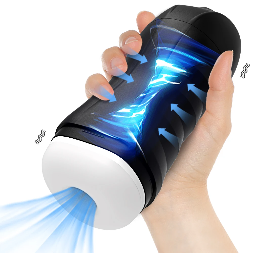 Masturbatore automatico maschile con funzione di aspirazione_voghion.com
