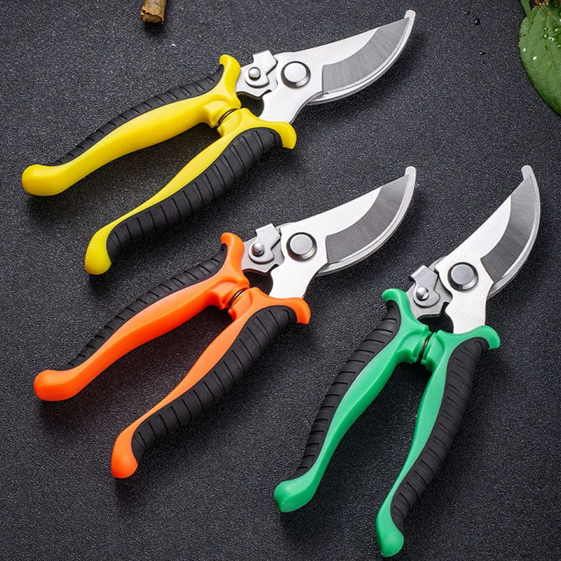 

T50 Scissors Garden Scissors Professional Bypass Pruning Shears Tree Trimmers Secateurs Hand Clippers for Garden Beak