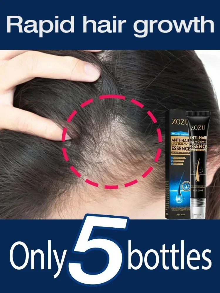 Natural Hair Growth Oil Efficient Anti Hair Loss Nourishing Essential Oil For Dense Repair Damaged Moisturizing Smooth