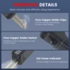 USB Cordless Plastic Welding Tool Handheld Welding Machine  with 200 Staples Crack Repair Plastic Welder for Plastic Car Bumper 6