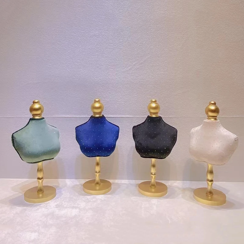 New Portrait Model Necklace Display Stand Jewelry Display Stand Shop Window Necklace Neck Model
