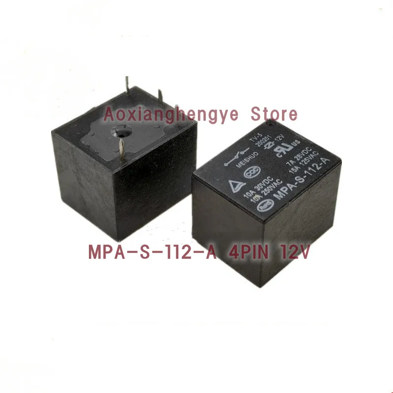 2 Pz Mpa-S-112-A Dip4 10A 12Vdc Cuociriso Relè Macchina Latte Di Soia