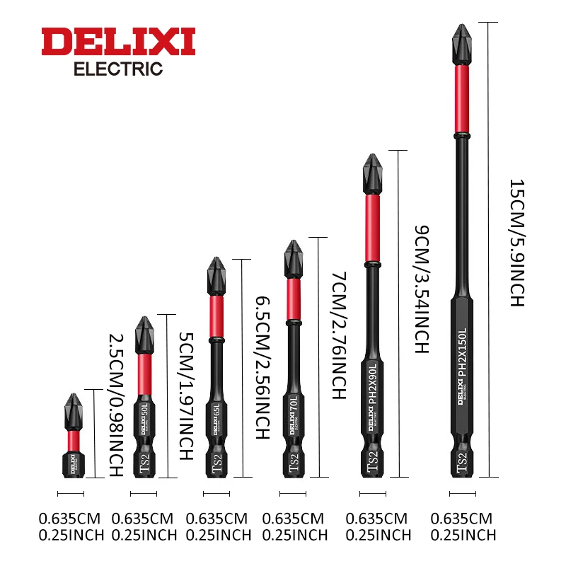 6-Piece Screwdriver Bit Set 6