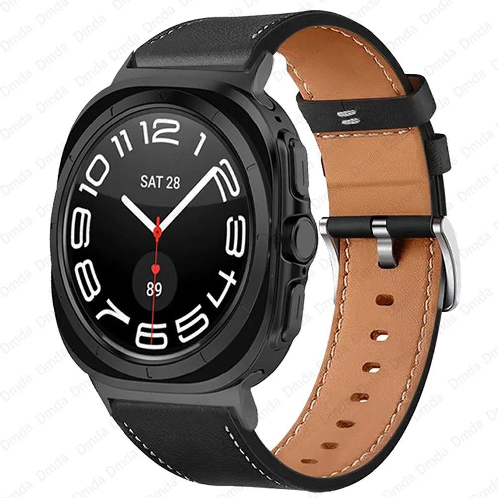 Premium Leather Watch Strap - Elegant Smartwatch Band Bracelet Accessory