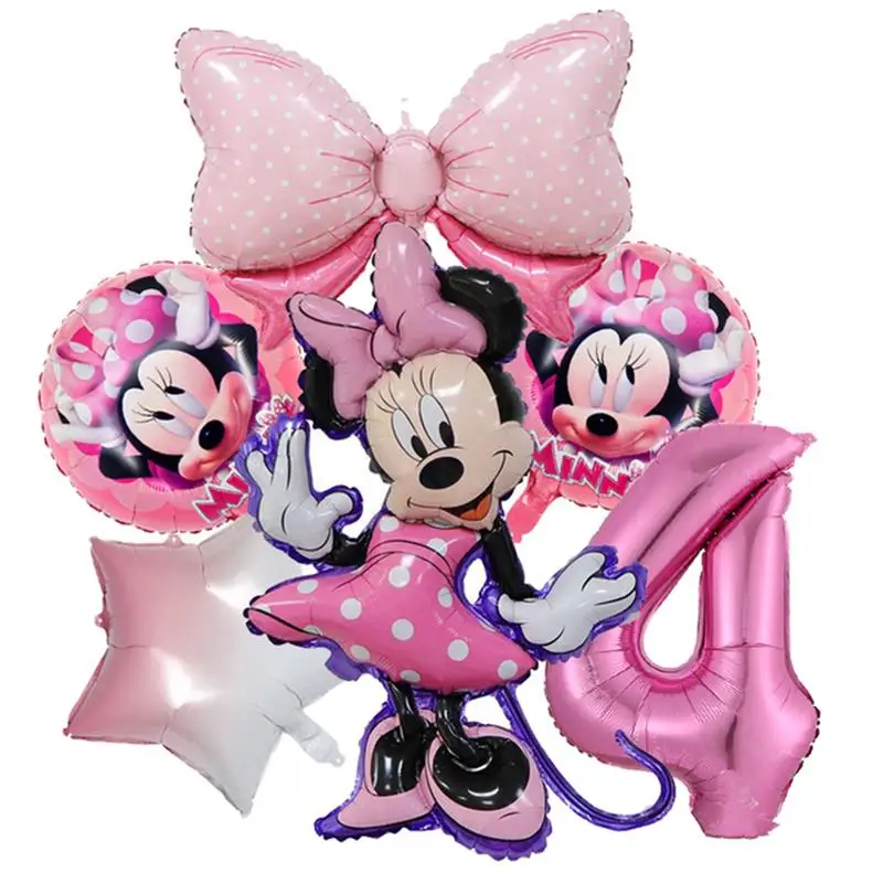 Minnie Mouse decorazione per feste di compleanno Minnie tovaglia usa e  getta stoviglie copritavolo per feste per ragazze forniture per Baby Shower  regali - AliExpress