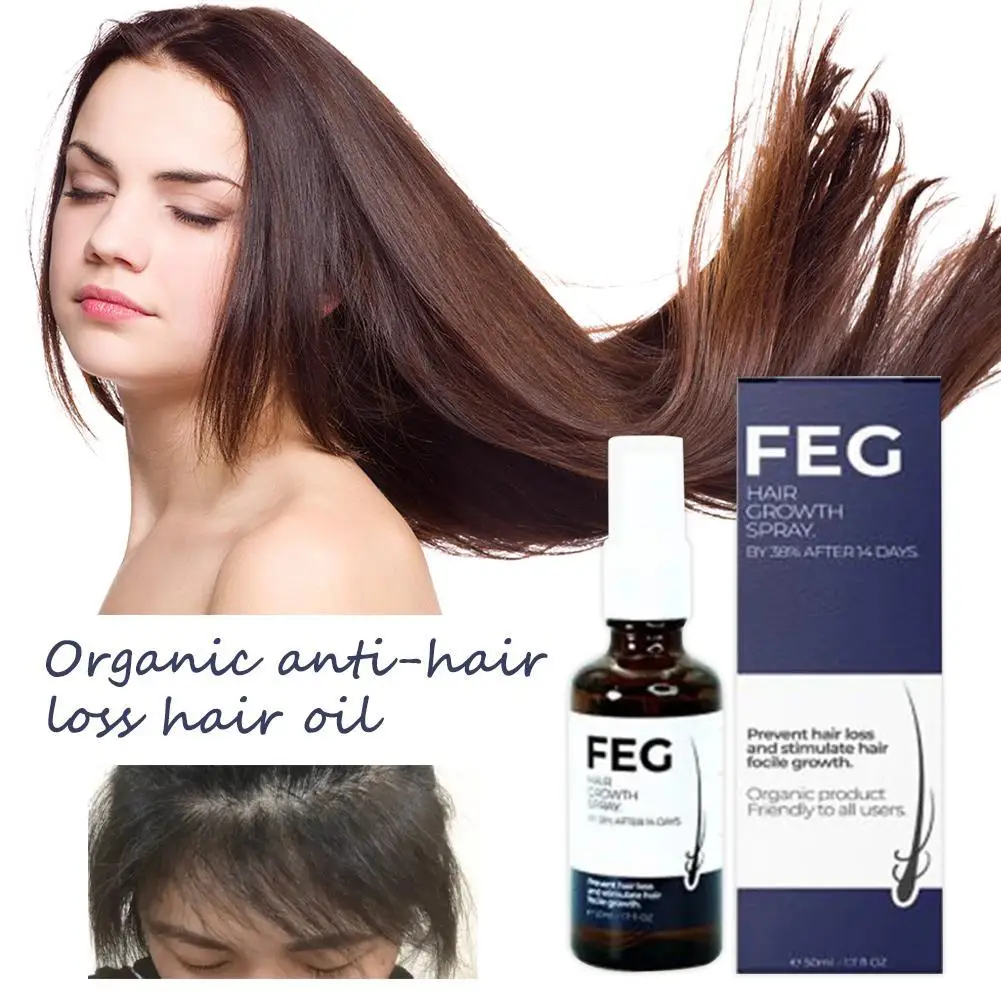 Hair growth spray 50ml Original Organic Hair Growth Spray Anti Hair Loss Treatment Oil For Thicker Longer Nourishment