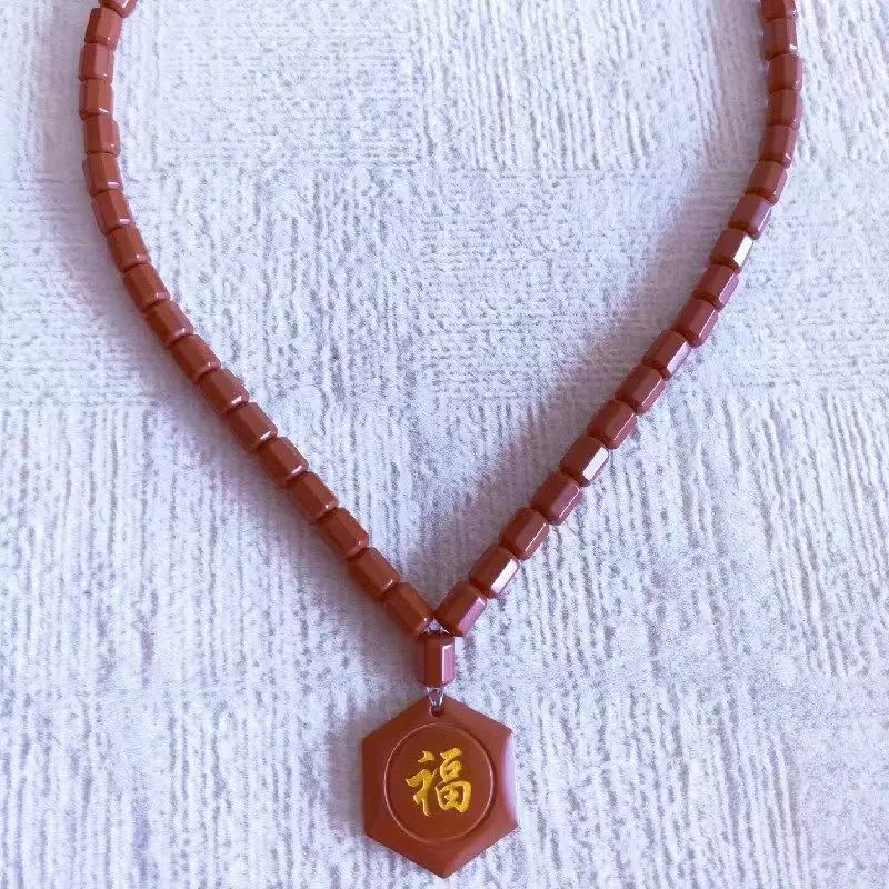 Energy Necklace Ion Negative Germanium Energy Stone Beads Necklace Tourmaline Health Power Sports Energy Necklace Unisex Lover Couple Jewelry