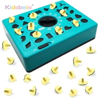 Time Game Pop Up Board Game Shape Matching Puzzles For Kids Early Education Toys Teaches Shape Recognition Deductive Reasoning 1