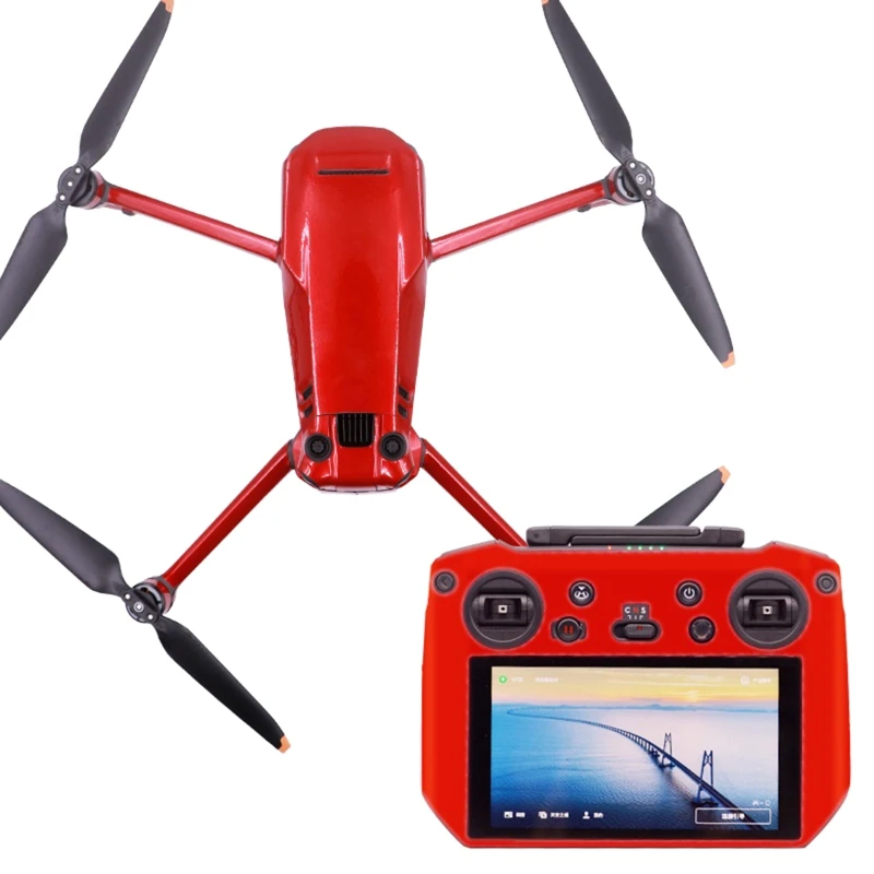Waterproof Decal PVC Skin Decorative Stickers for for Mavic 3 Drone Skin Includes Drone and Controller