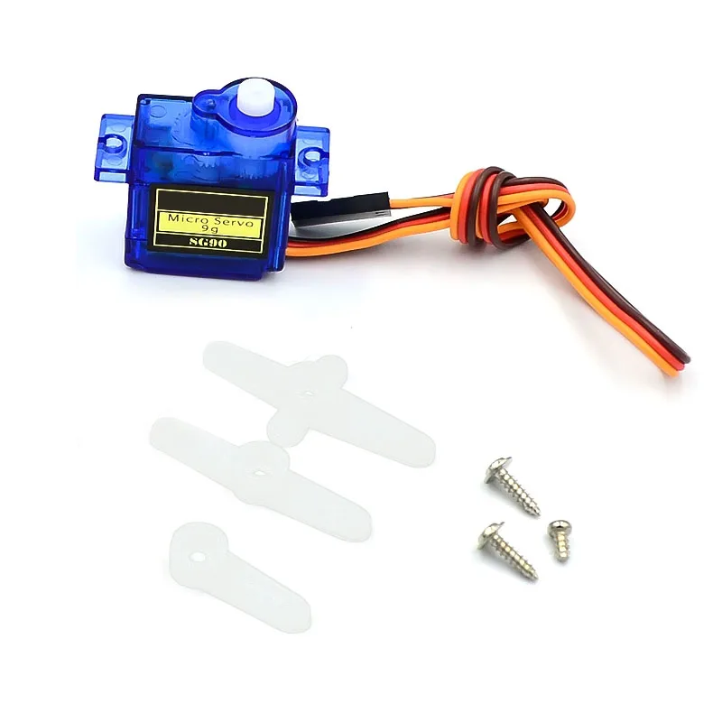 Micro Servo SG90 MG90S 9g 180/360° en action, bras rotatif à 180 degrés avec engrenages métalliques