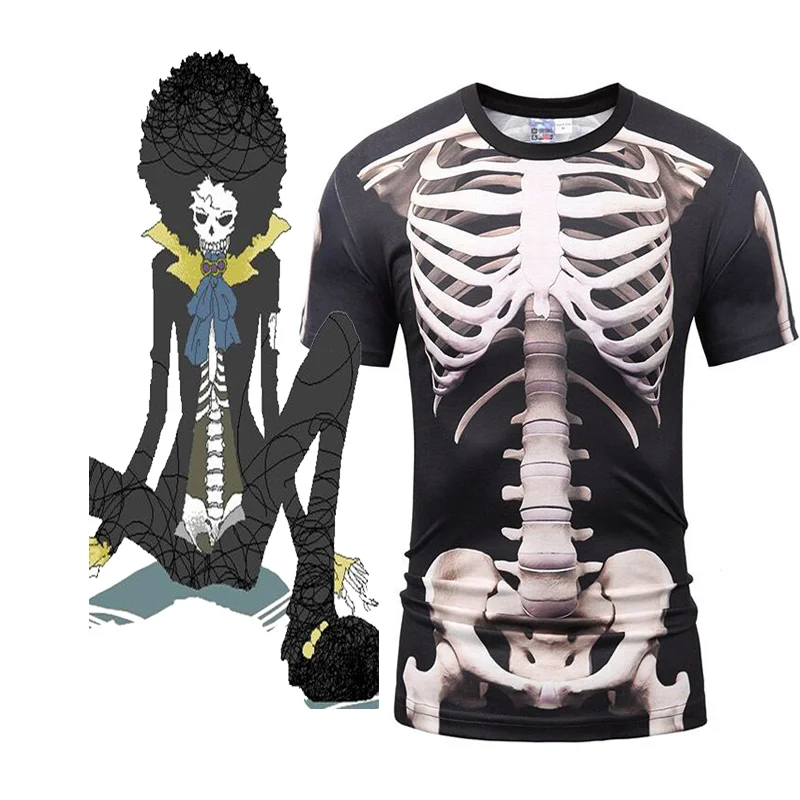 Brook Skeleton Underwear Tshirt One piece Merchandise Up to 80