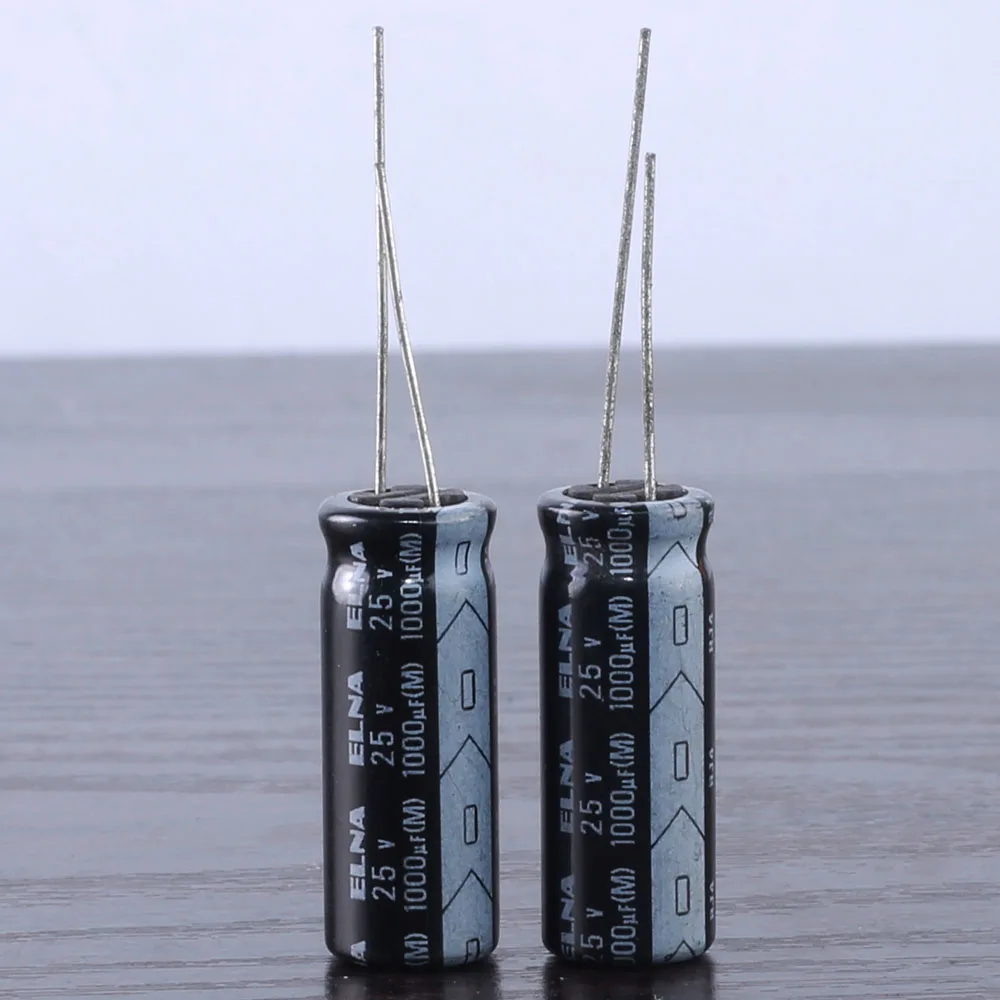 

10 шт ELNA Япония RJ4 1000UF 25V 1000mfd аудио конденсатор 10x25 мм