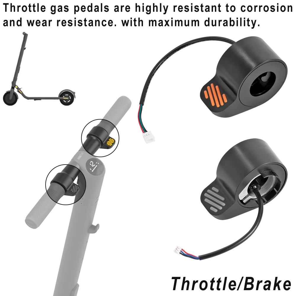 Thumb Finger Button Throttle Brake Parts For Ninebot E22 E25 E45
