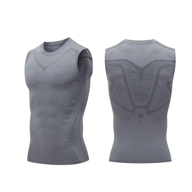 ASSOYEZ MENIONIC Tourmaline Posture Corrector Vest, Ionic Shaping  Sleeveless Shirt, ENERGXCEL Ionic Shaping Vest for Men (White+Grey-A,M) -  Yahoo Shopping