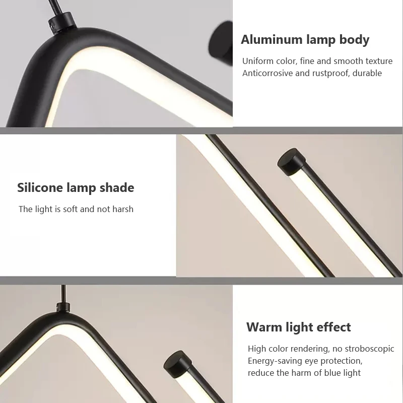 Modern LED Pendant Light Minimalist Chandelier For Dinning Room Kitchen Bar Restaurant Home Decor Led Lighting Remote Control pendant lights pendant lamp chandelier lighting