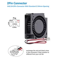 30x30x10mm Mini Radial Blower Fan DC 5V/12V/24V 30mm 3010 Turbo Blower Cooling Fan 2Pin 3CM 3D Accessories Printer Cooler Fan 4