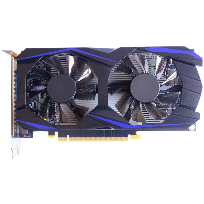 GTX550Ti 8GB Grafische Kaart, Pc-computer 128-bits 8GB Discrete Gamingkaart met Dubbele Ventilator, PCI Express2.0, HDMI VGA DVI-poort, Desktop Grafische Kaart voor GDDR5