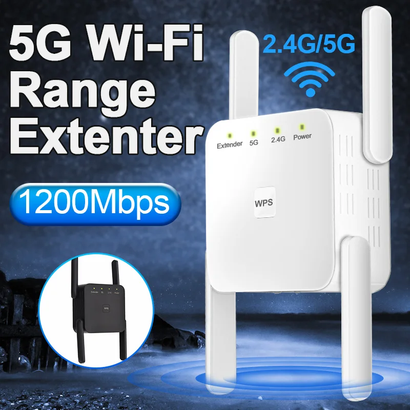 5G Long Range Wifi Repeater Wifi Signal Amplifier Wi-fi Network Extender  Wifi Booster 1200m 5Ghz Wireless Repeater Wi Fi 5 Ghz - AliExpress