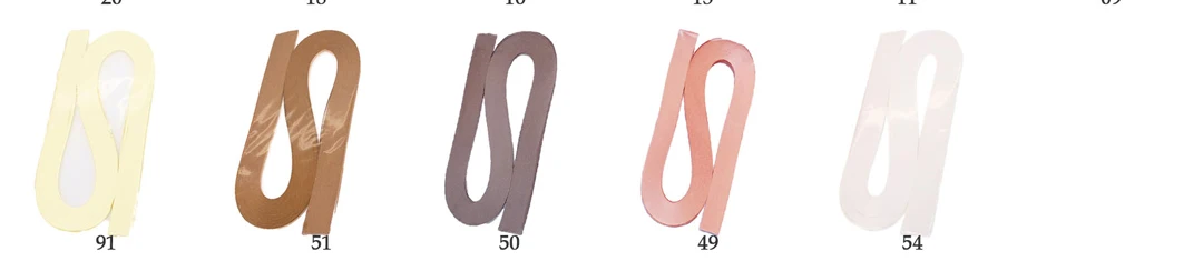 Description Picture 4 of item5mm Width Solid Color Origami Quilling Paper 100 Strips Each Pack Length 54cm Craft Paper DIY Paper Arts Decor Supplies