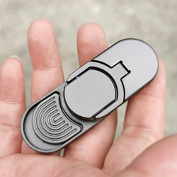 Ultimate Metal Fidget Slider Toy - Premium Decompression Haptic Gift (GRAY)