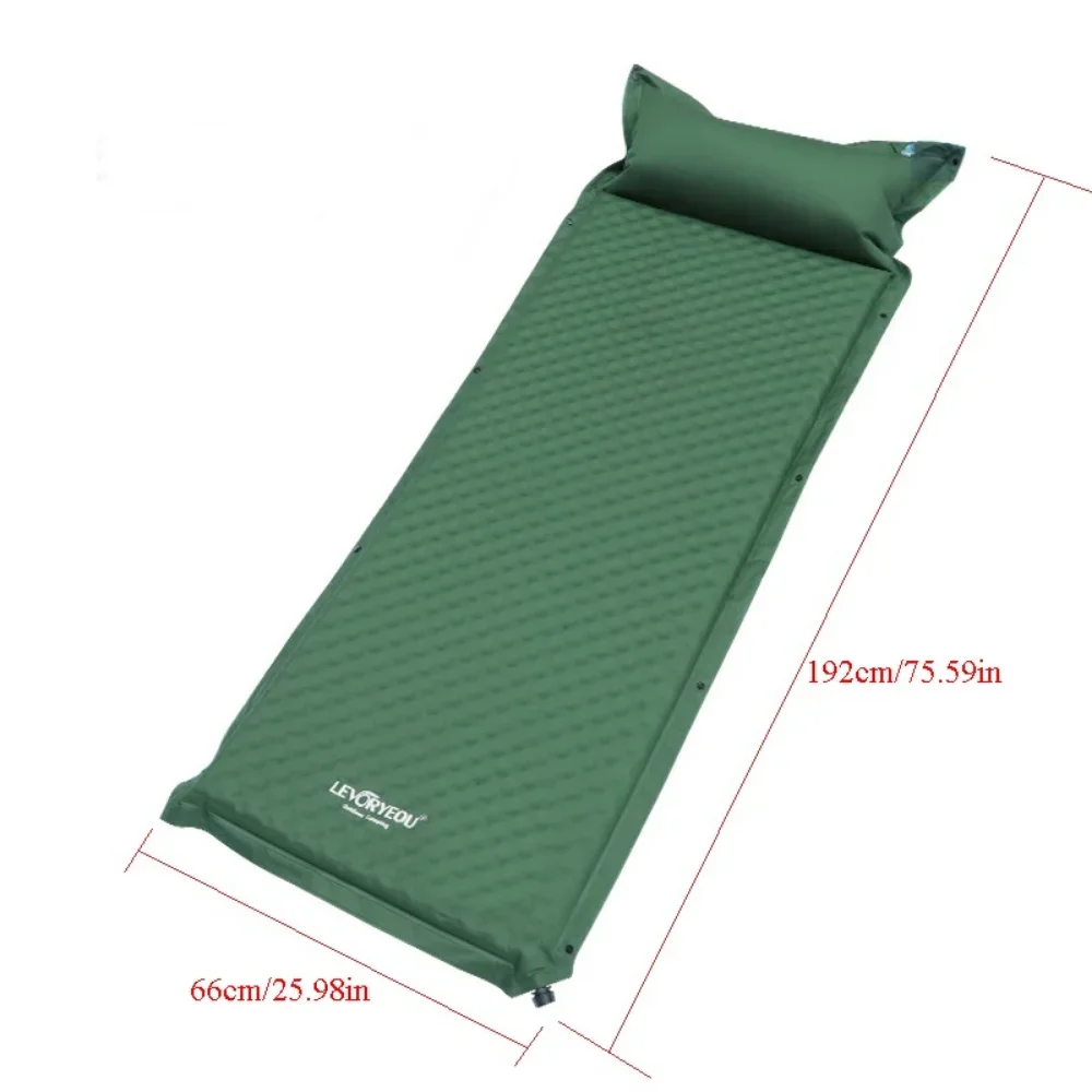 1-3Persons Thick 5cm Automatic Self-Inflatable Mattress Cushion Pad Tent Camping Mat Comfortable Bed Heating Lunch Rest Tourist inflatable mattress camping mattress