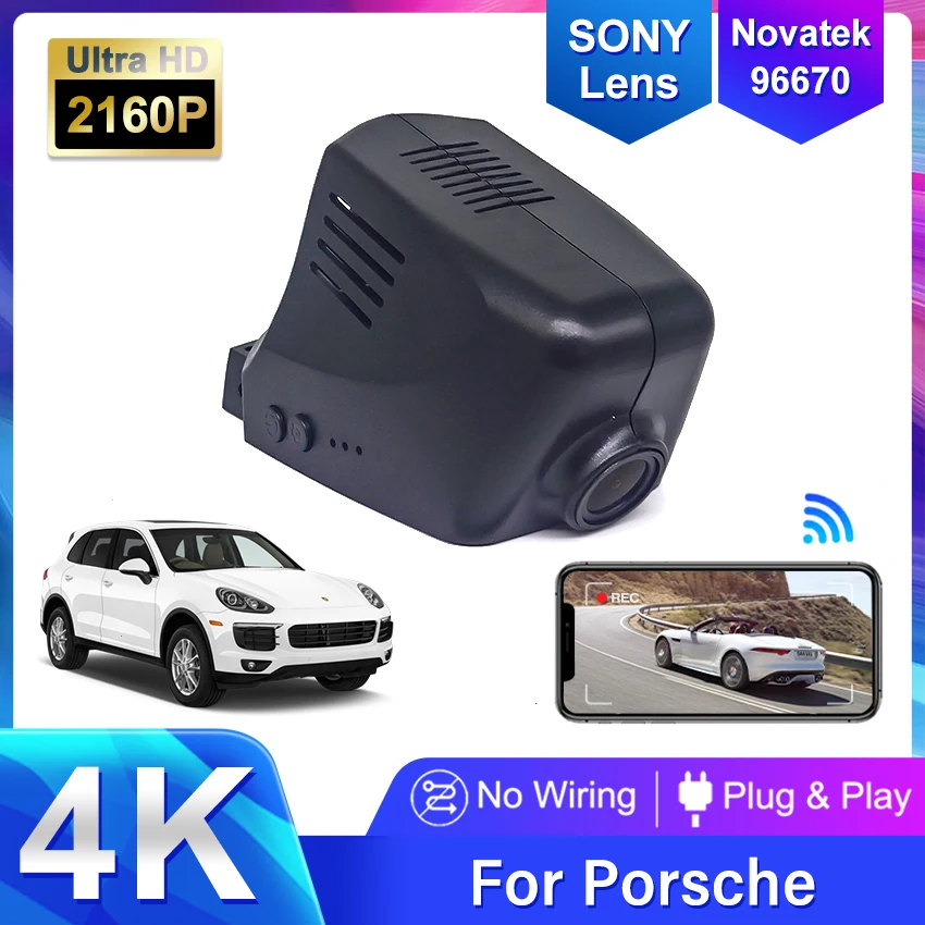 Dash Camera Per Porsche Cayenne Panamera Macan Taycan Cayman 911 Turbo 718 Boxster,Wireless Dvr Dash Cam Dashcam Accessori Per Auto