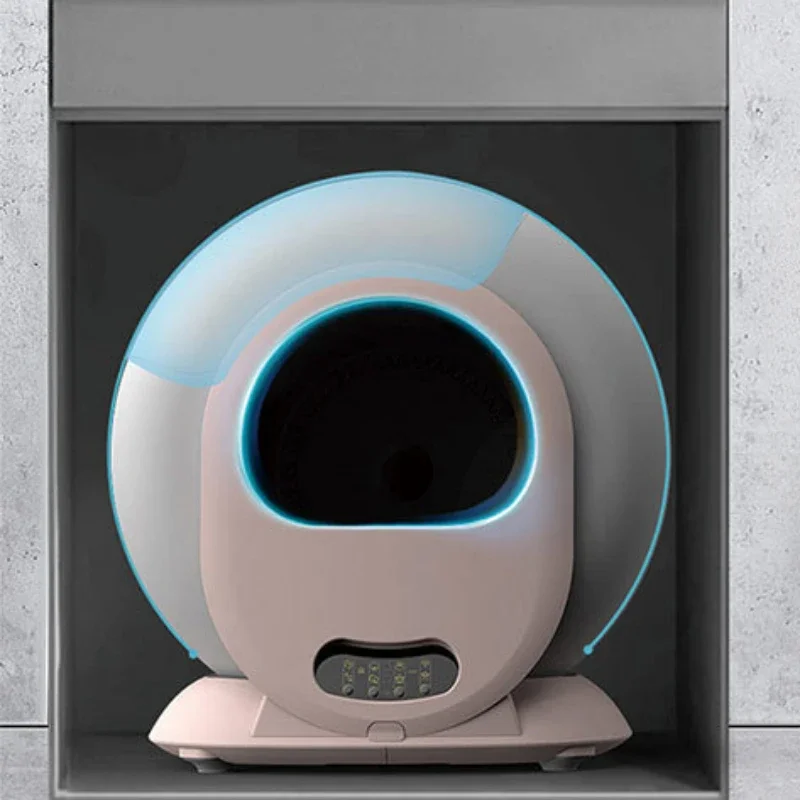Lettiera per Gatti Intelligente Completamente Automatica, Grande, Completamente Chiusa, Deodorante e Anti-Schizzi, Toilette Elettrica per Gatti - immagine 3
