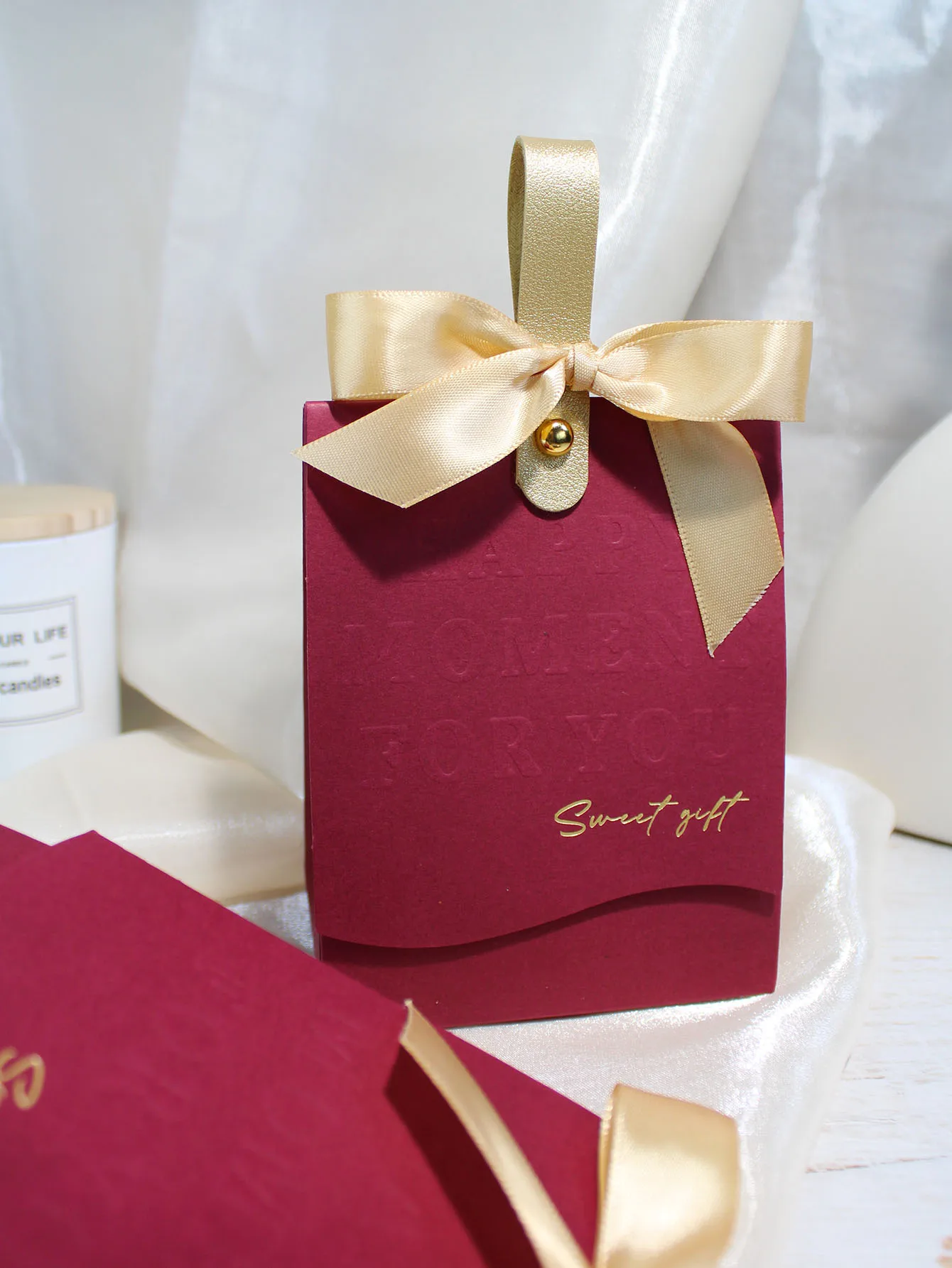 20/50/100 Stück Geschenkboxen mit Schleifenband, geeignet für verschiedene Partys, Festivals, Hochzeiten, Süßigkeitenboxen, Kekse usw. – Detail 15