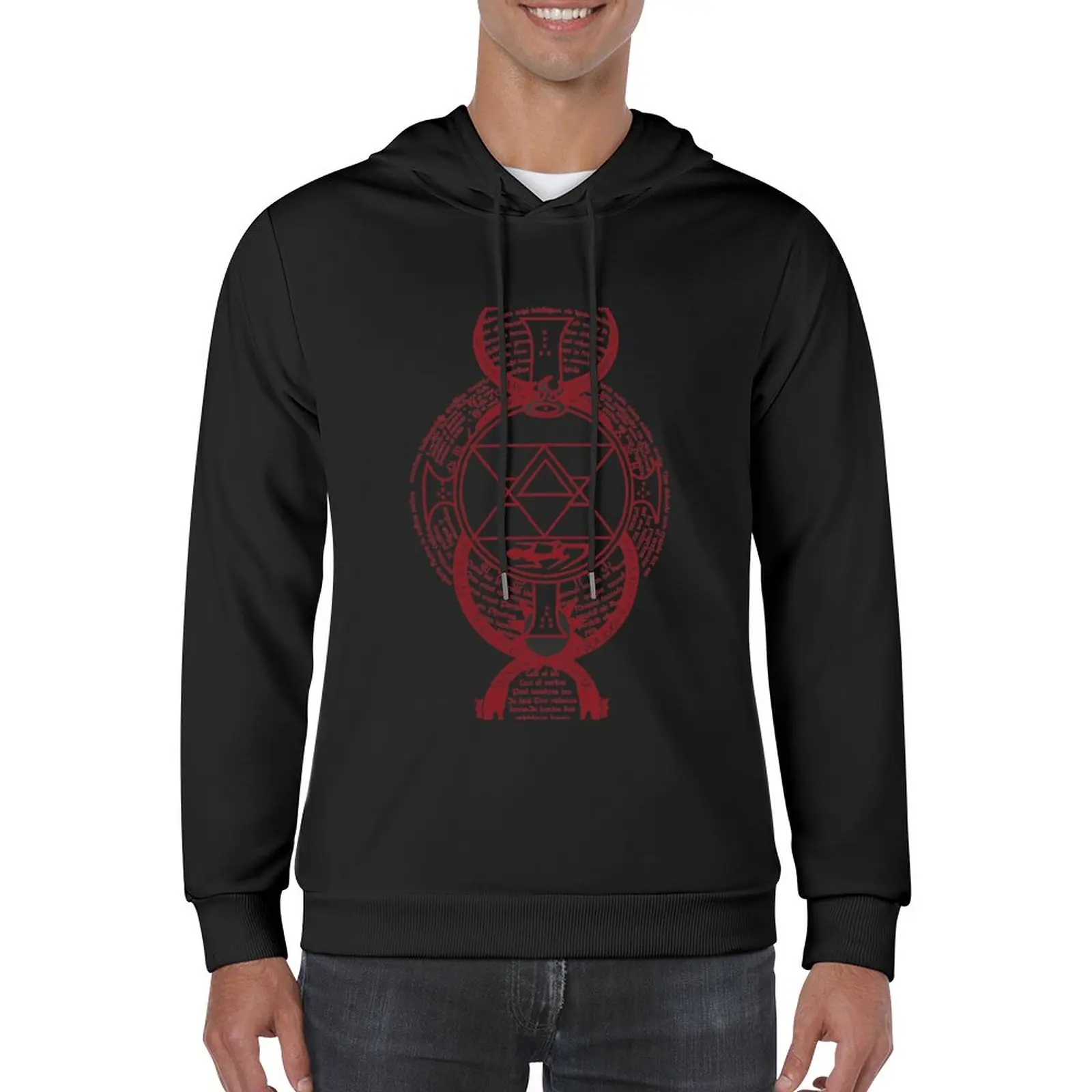 

New Riza Hawkeye tattoo Pullover Hoodie male clothes korean autumn clothes new in hoodies