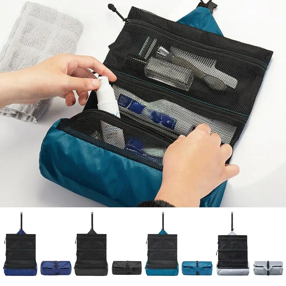 Portable Large Capacity Foldable Toiletry Bag Business Trip Waterproof Washing Bag Travel Wash Pouch Travel
