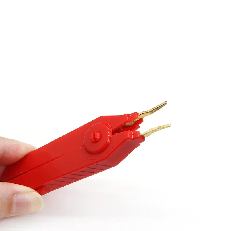 LCR Resistance Clip 1pcs Copper 20A Opening 12mm Duckbill Large Alligator Clips SMD Test Clamp DIY Tools