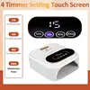Nail Lamp UV LED Dryer With Sterilization For Nail Manicure Professional Gel Polish Drying Lamps Timer Auto Sensor Nail Tools 6