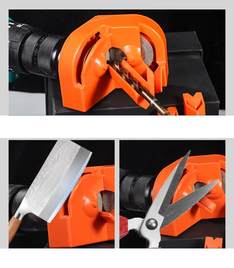2-16mm Drill Bit Sharpener Grinder, Multipurpose Drill Bit Grinding Sharpener Polishing Grinding Tool, Drill Bit Grinding Tool
