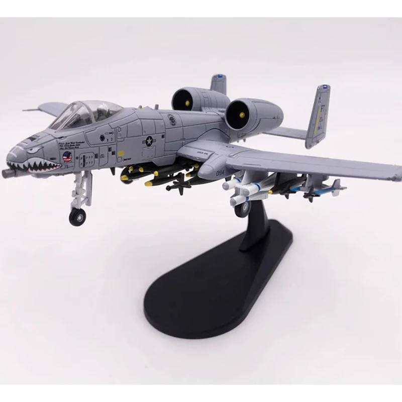 

Diecast 1:100 Scale Flying Tiger A-10A fighter finished aircraft simulation model Static decoration Souvenir gifts for adult