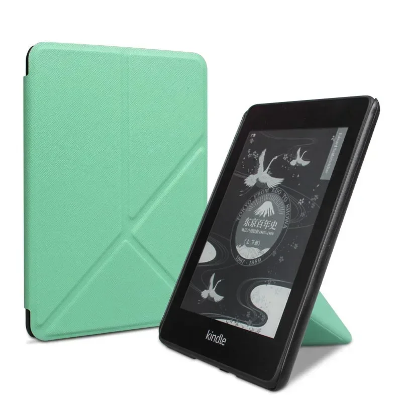 Versatile Foldable Stand Cover for Kindle - Protective Pouch for Various Sizes