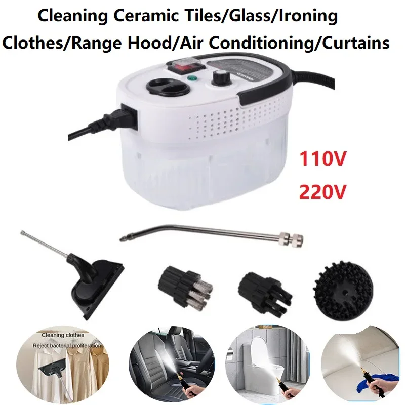 Limpador a Vapor para Desinfecção Interna 110v 220v Limpeza de Telhas Cerâmicas Passagem de Vidro Roupas Exaustor Cortinas de ar Condicionado