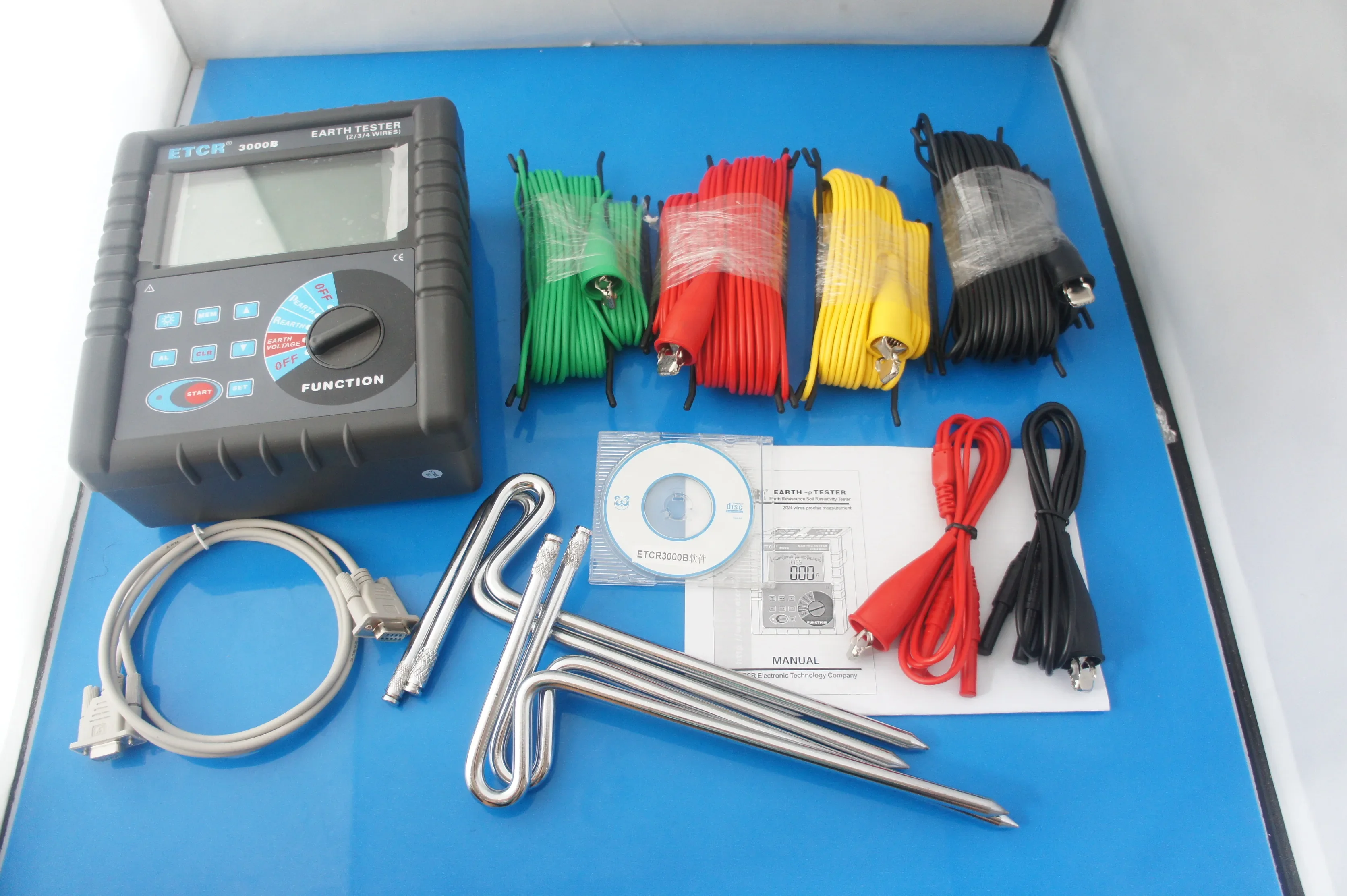 ETCR3000B Earth Resistance Tester | Soil Resistivity Meter 2/3/4-Wire Measurement Method detail image 2