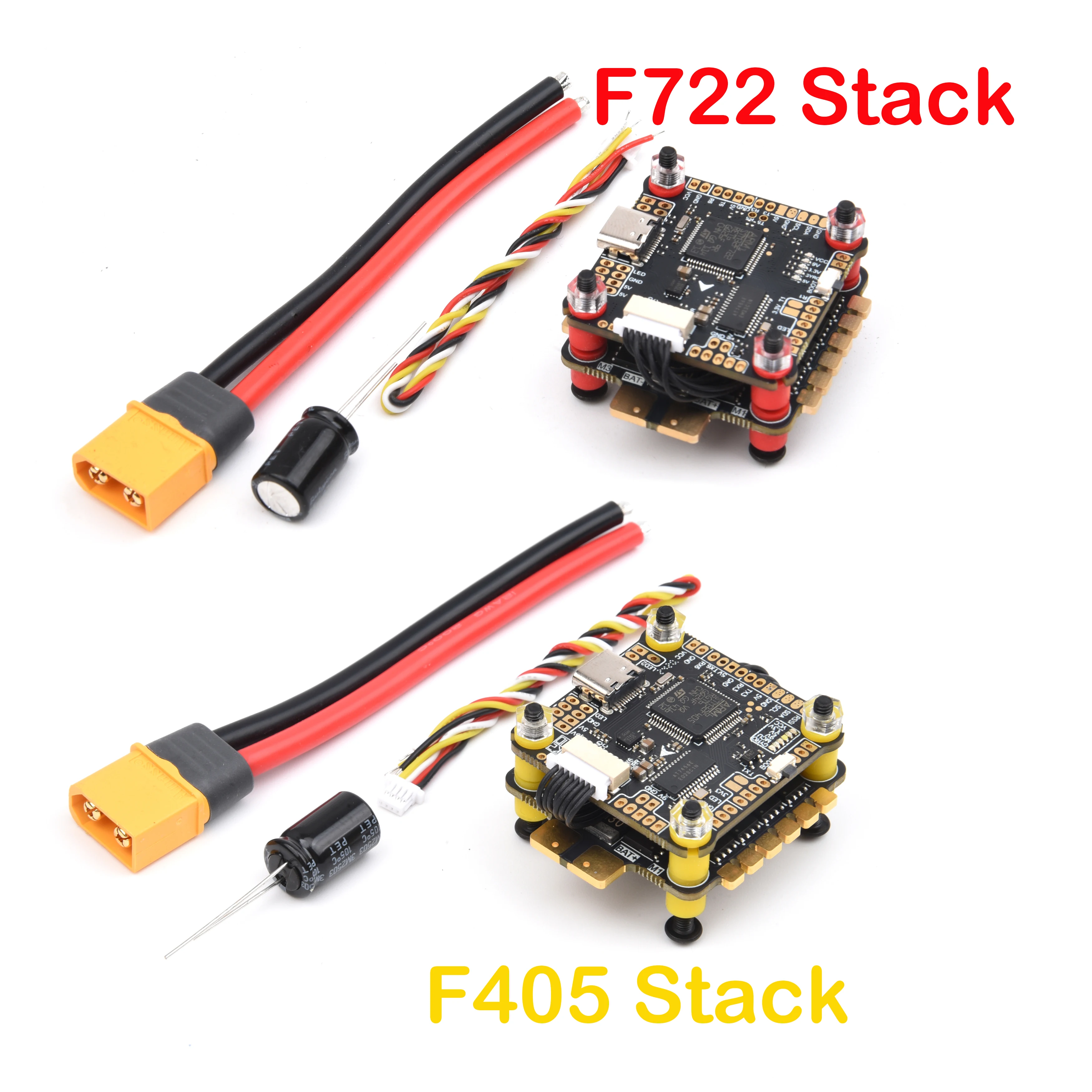 ชุดควบคุมโดรนแข่ง 3-6S พร้อม ESC 4in1 สำหรับ FPV Racing
