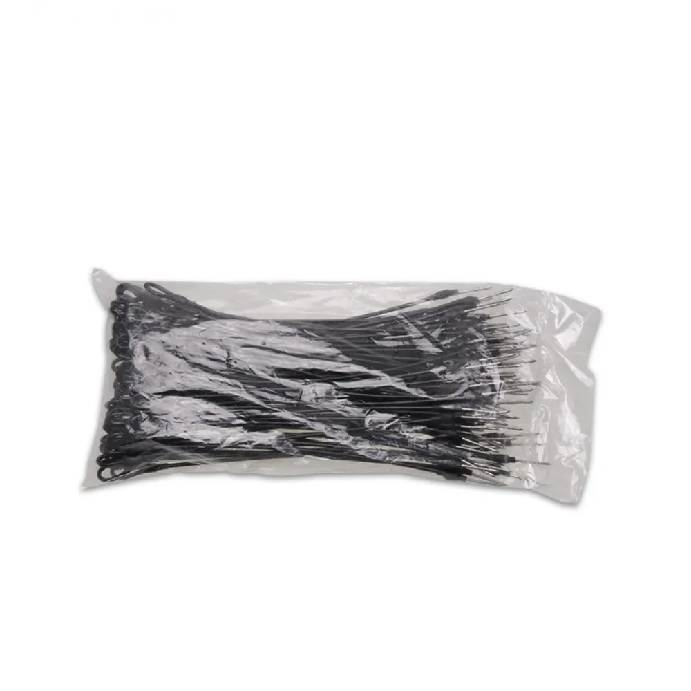 슈퍼마켓 도난 방지 철사 로프, 도난 방지 버클, 쇼핑몰 도난 방지 라벨, 도난 방지 로프 25cm, 100 개