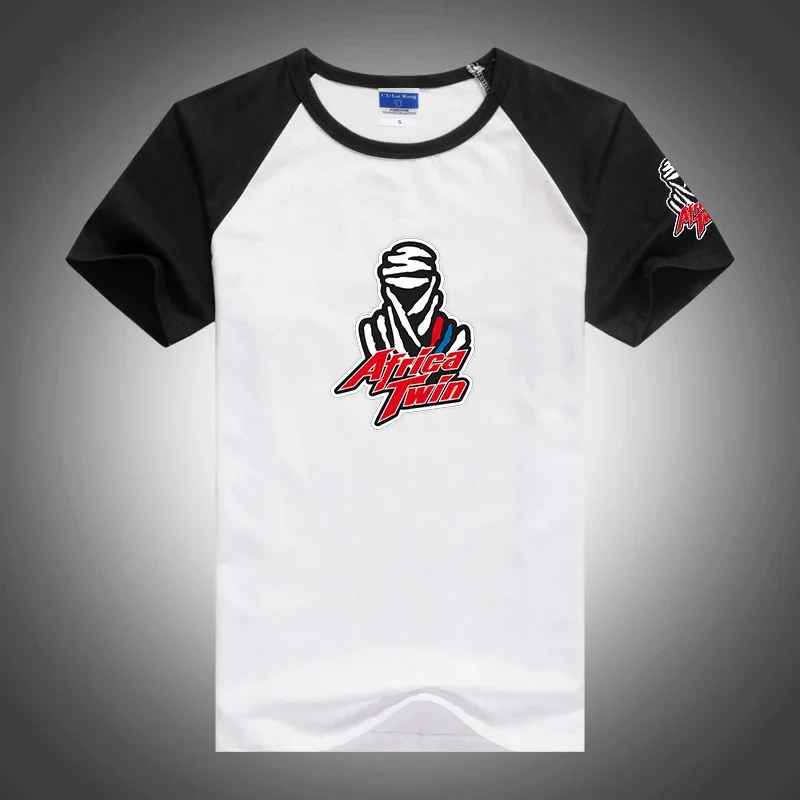 

Summer Men's Africa Twin Crf 1000 L Crf1000 printing Fashion Aound Neck Motorcycle Harajuku Slim Fit Casual Tops Sweatshirts Tee
