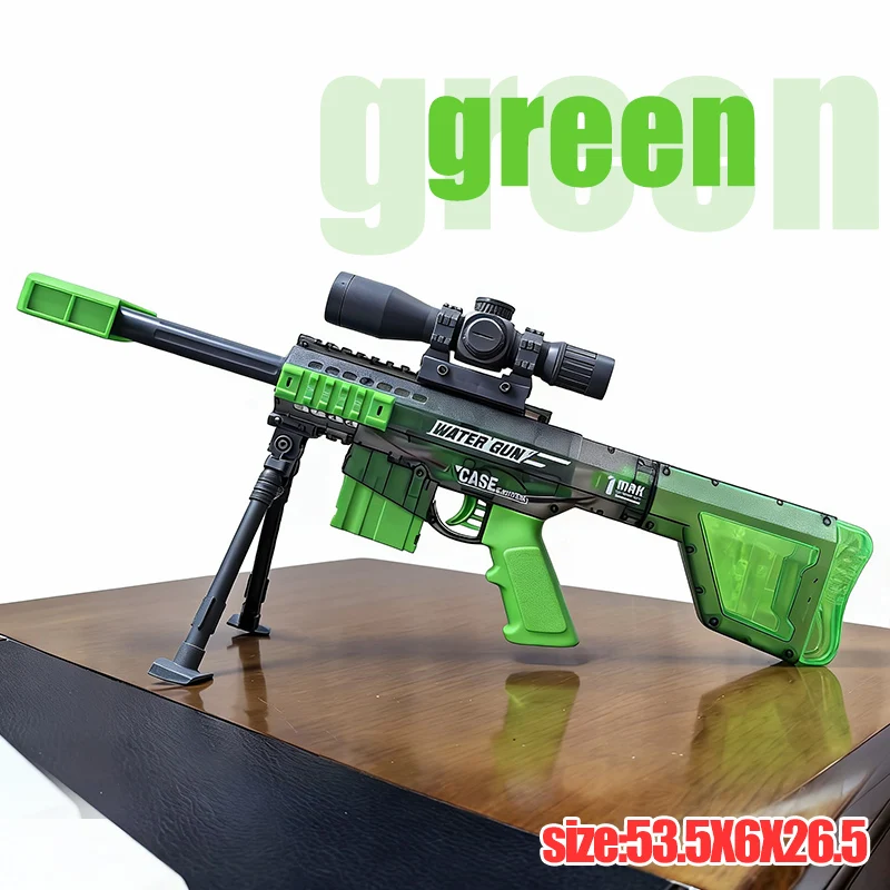 Elektrisch, handmatig, automatisch waterpistool met licht en geluid, waterpistool met groot bereik, ideaal voor strand, zwembad en andere buitenactiviteiten._voghion.com