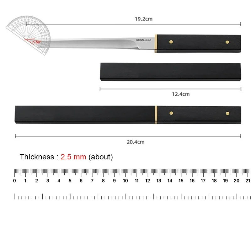 Couteau utilitaire tranchant pour trancher le poisson, couteau à steak de fruits, manche en plastique, cuisine opaque, désoCumbria pointu, chef de boucher, Aleaver, viande