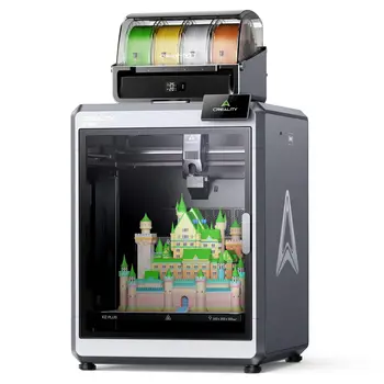 Creality K2 Plus Combo 3D Printer 600mm/s High Speed Printing with 4-Color Filament Dry Box Material super master UK