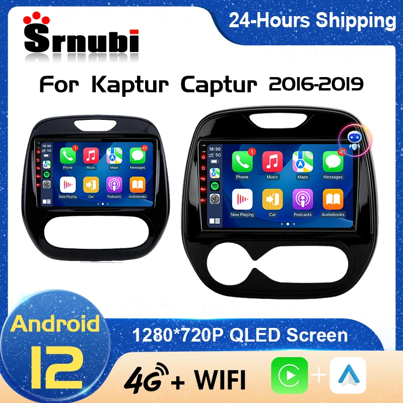 2Din-Android-12-Car-Radio-For-Renault-Kaptur-Captur-2016-2019 ...
